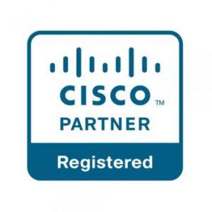 Cisco™ registered partner logo for IT services in Danvers, MA